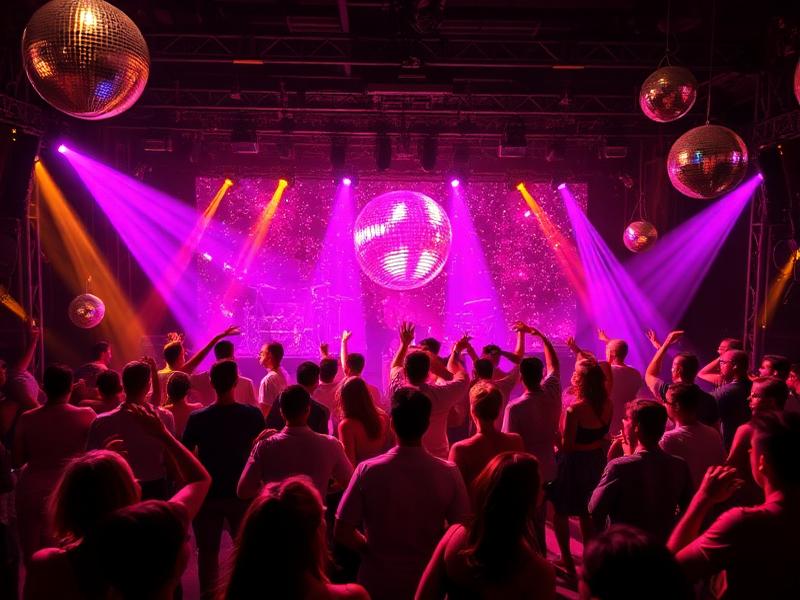 Disco-sfeer op de dansvloer